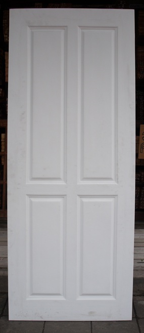 ประตูไฟเบอร์กลาสสีขาว FDS002 ขนาด80x200ซม. ใช้ได้ทั้งภายในและภายนอก